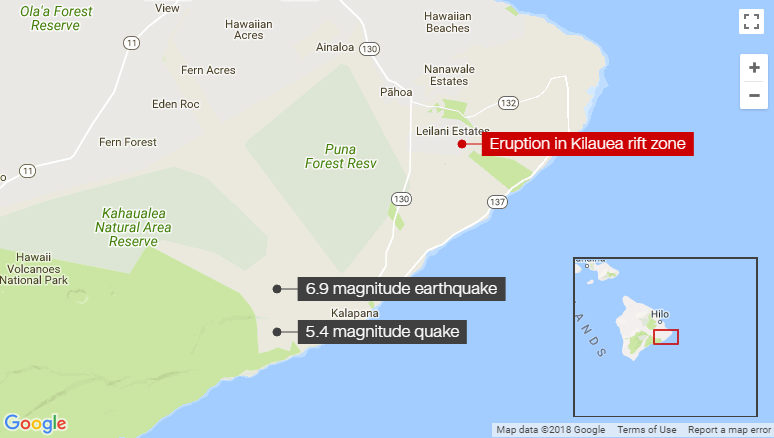hawaii earthquake and volcano eruption2