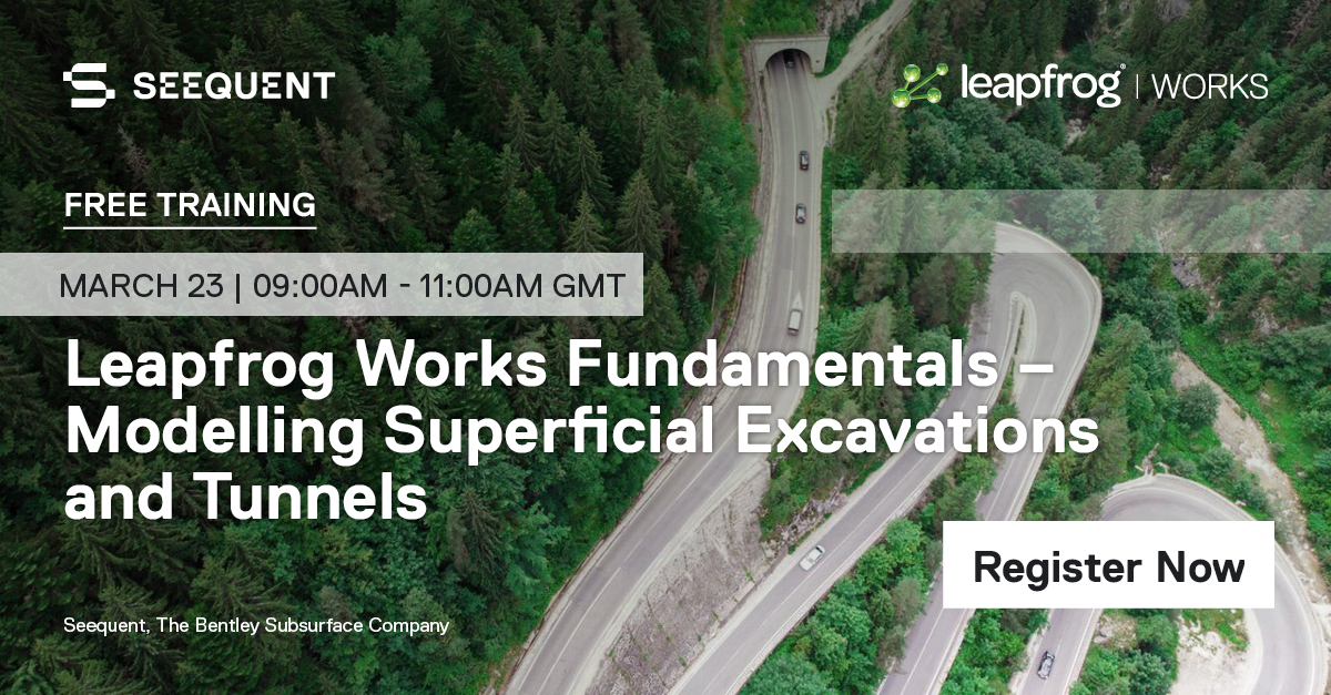 Leapfrog Works Fundamentals – Modelling Superficial Excavations and Tunnels