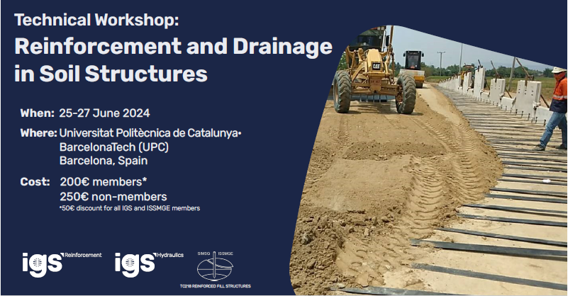 Reinforcement and drainage in soil structures - Barcelona Technical Workshop