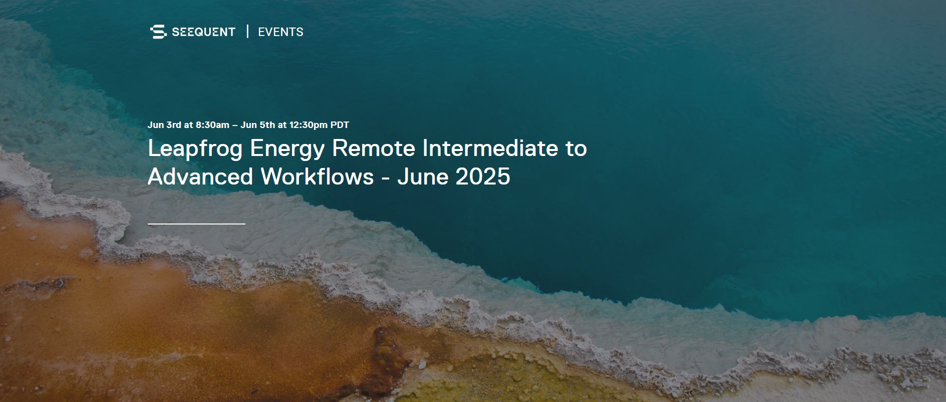 Leapfrog Energy Remote Intermediate to Advanced Workflows - June 2025