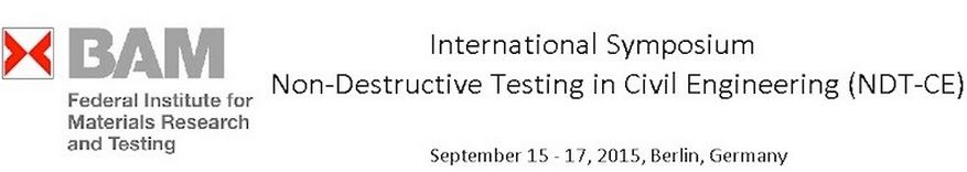 International Symposium Non-Destructive Testing in Civil Engineering