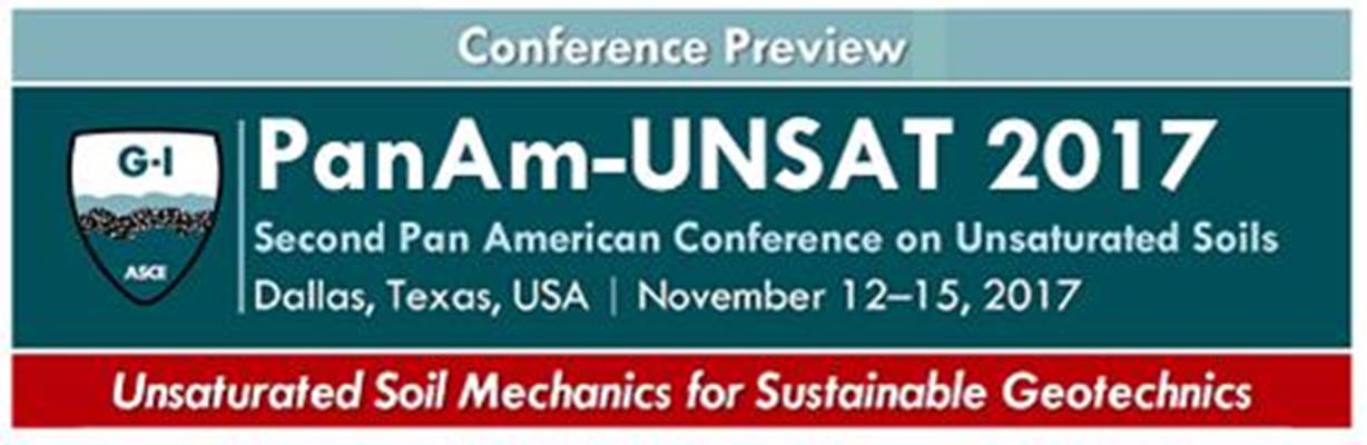 PanAm-UNSAT 2017, Second Pan American Conference on Unstautrated Soils