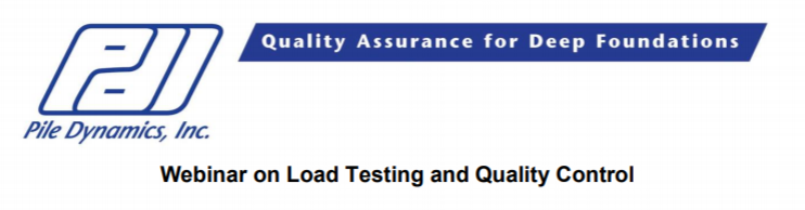 Webinar on Load Testing and Quality Control