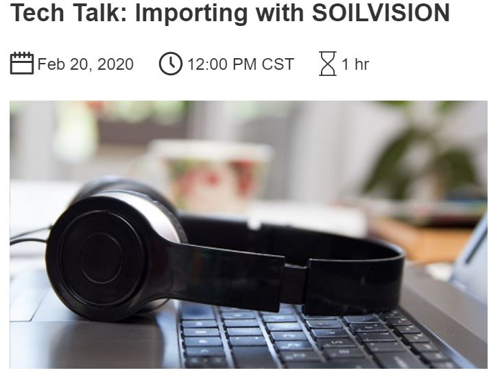 Tech Talk: Importing with SOILVISION