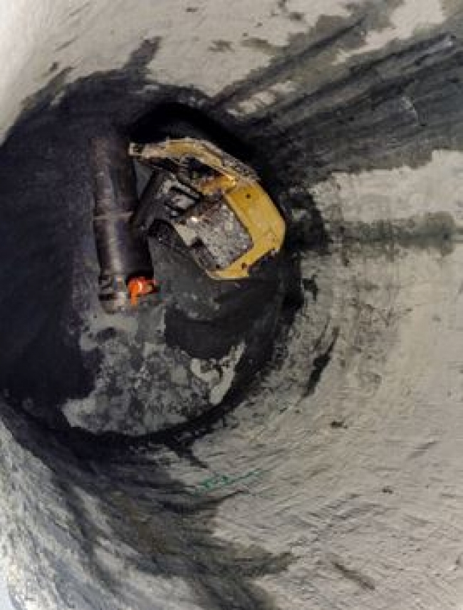 Nicholson Construction Dorsey the TBM Breaks Through for Nicholson in