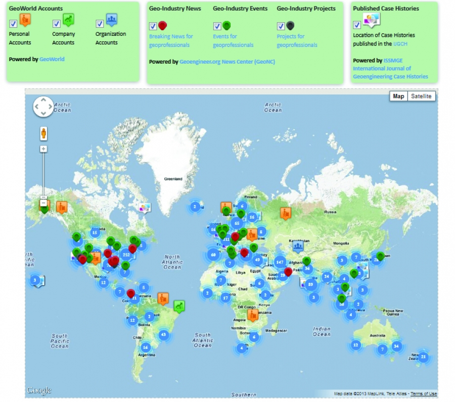 The New, Extended GeoMap is here to bring you the latest news ...