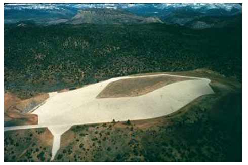 Durango CO UMTRAO site remote disposal cell at Bodo Canyon 1992 Robinson 2004